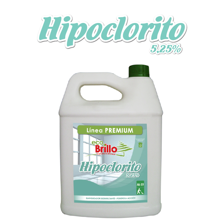 Hipoclorito 5,25% Blanqueador Desinfectante