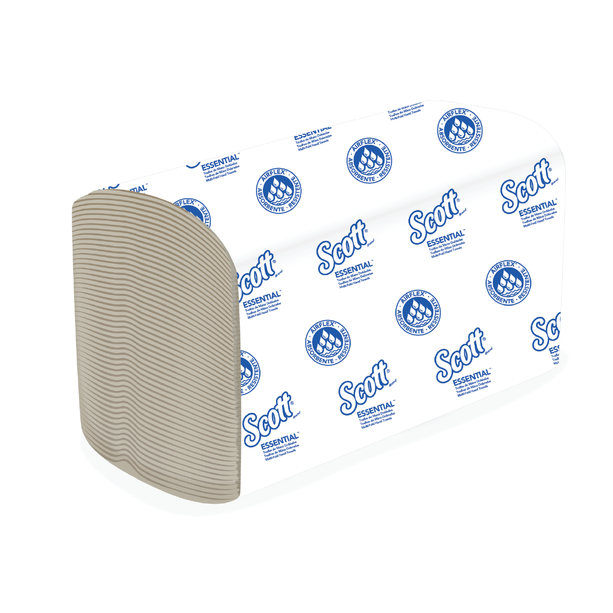 Toalla de Manos Scott Essential 40Gr Natural X28 Paquetes