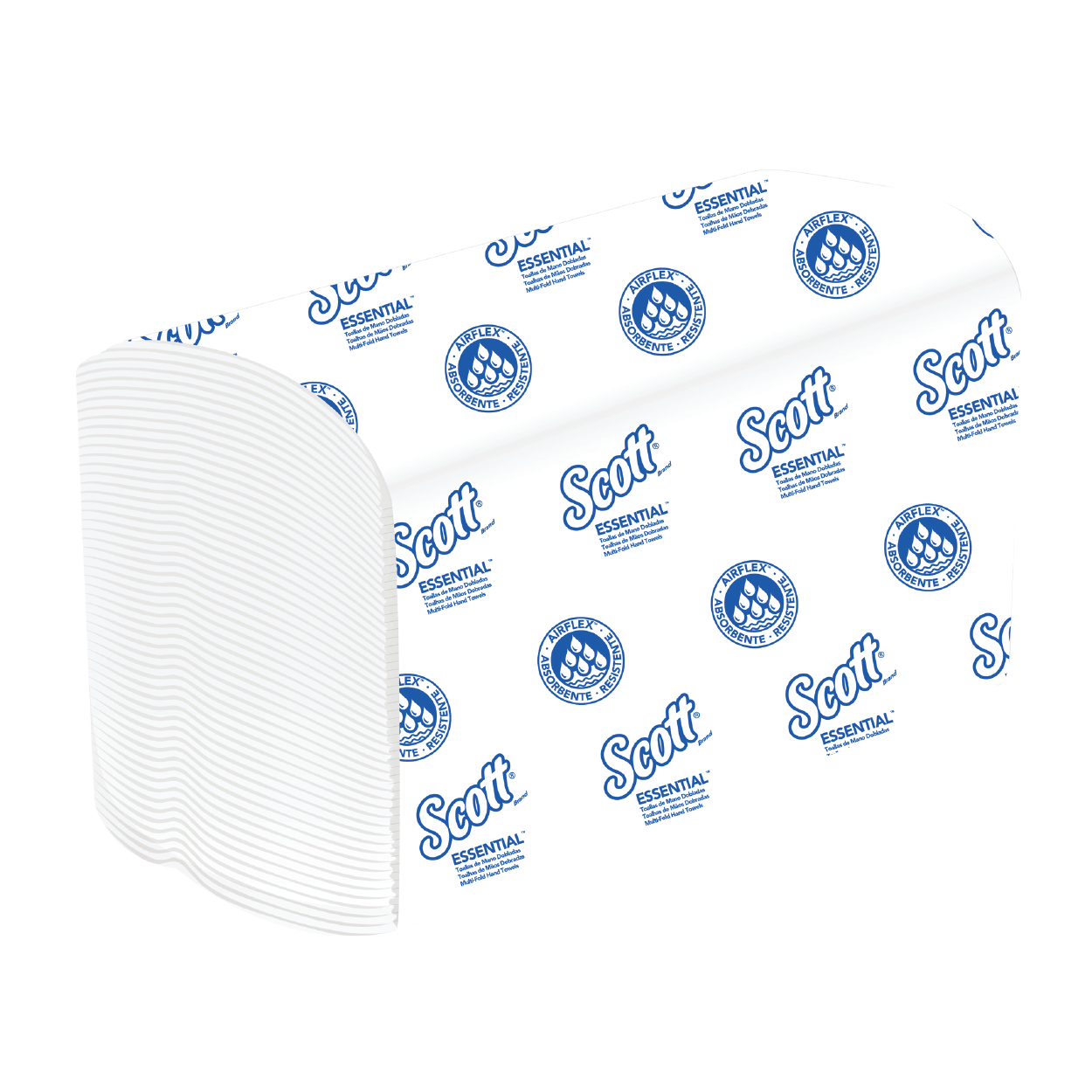 Toalla de Manos Scott Essential 28,5 Gr Blanca x 25 Paquetes