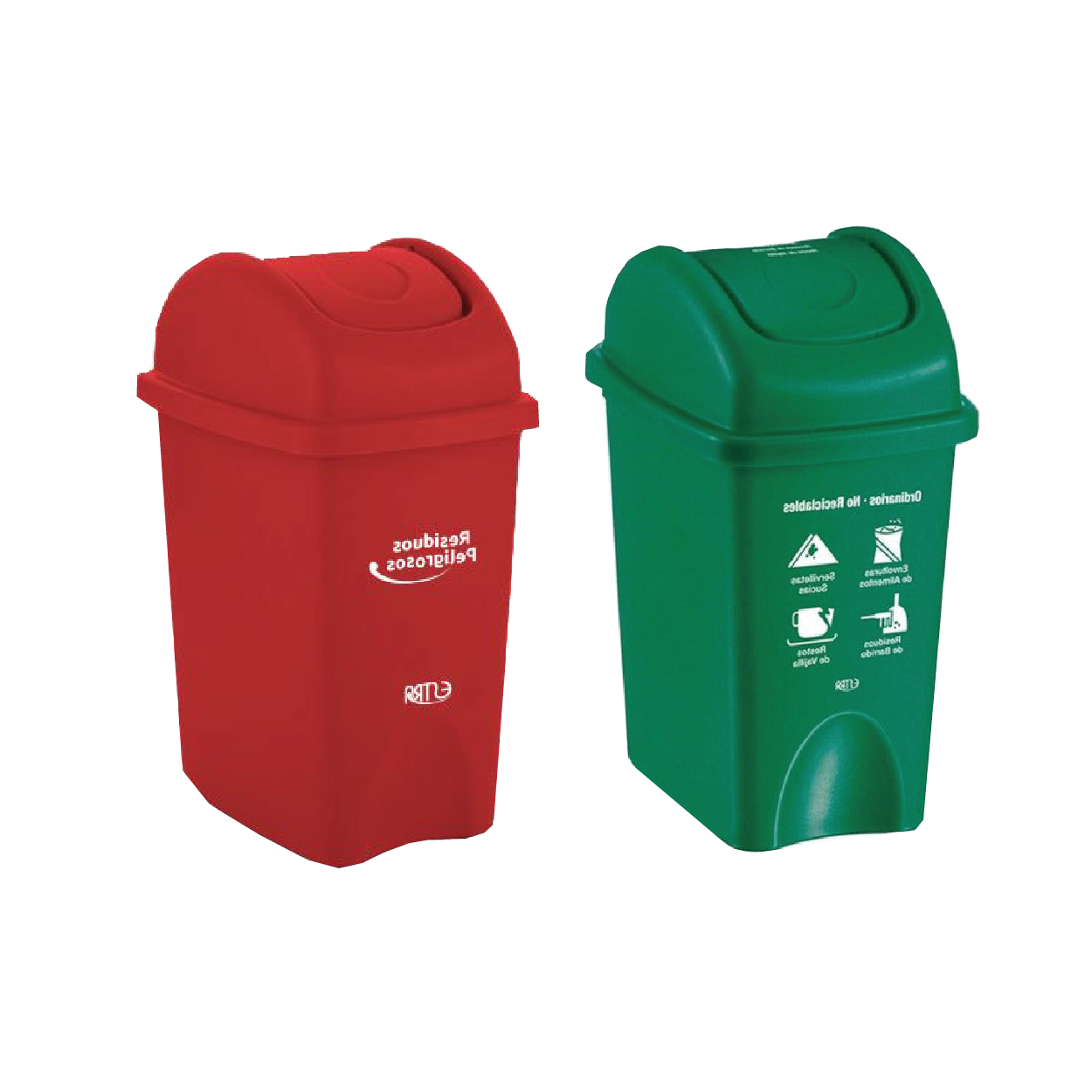 Papelera Vaivén 10Lts Curva - Image 2