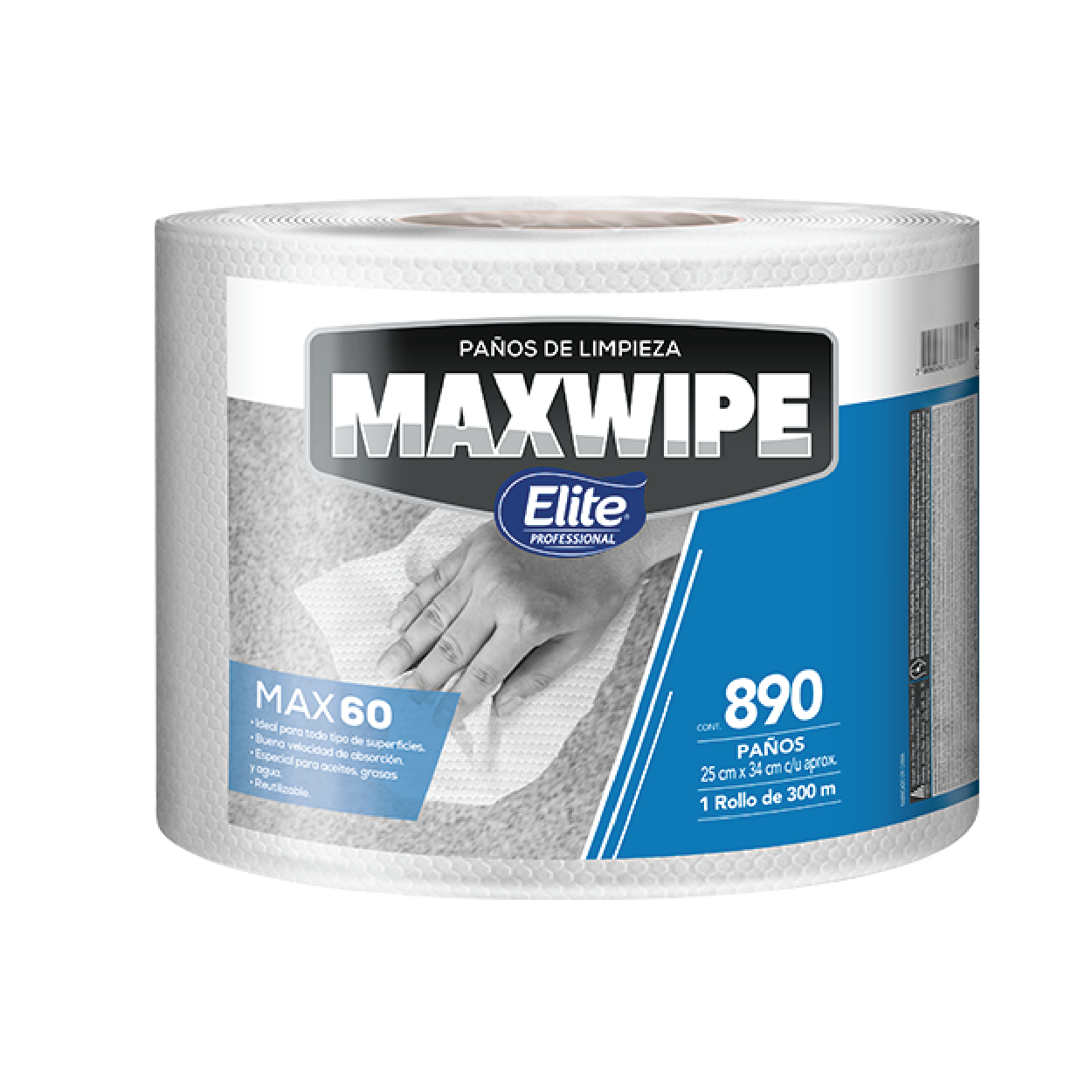 MAXWIPE MAX60 - 890 Paños