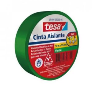 cinta-aislante-tesa-19mm-10mt-verde