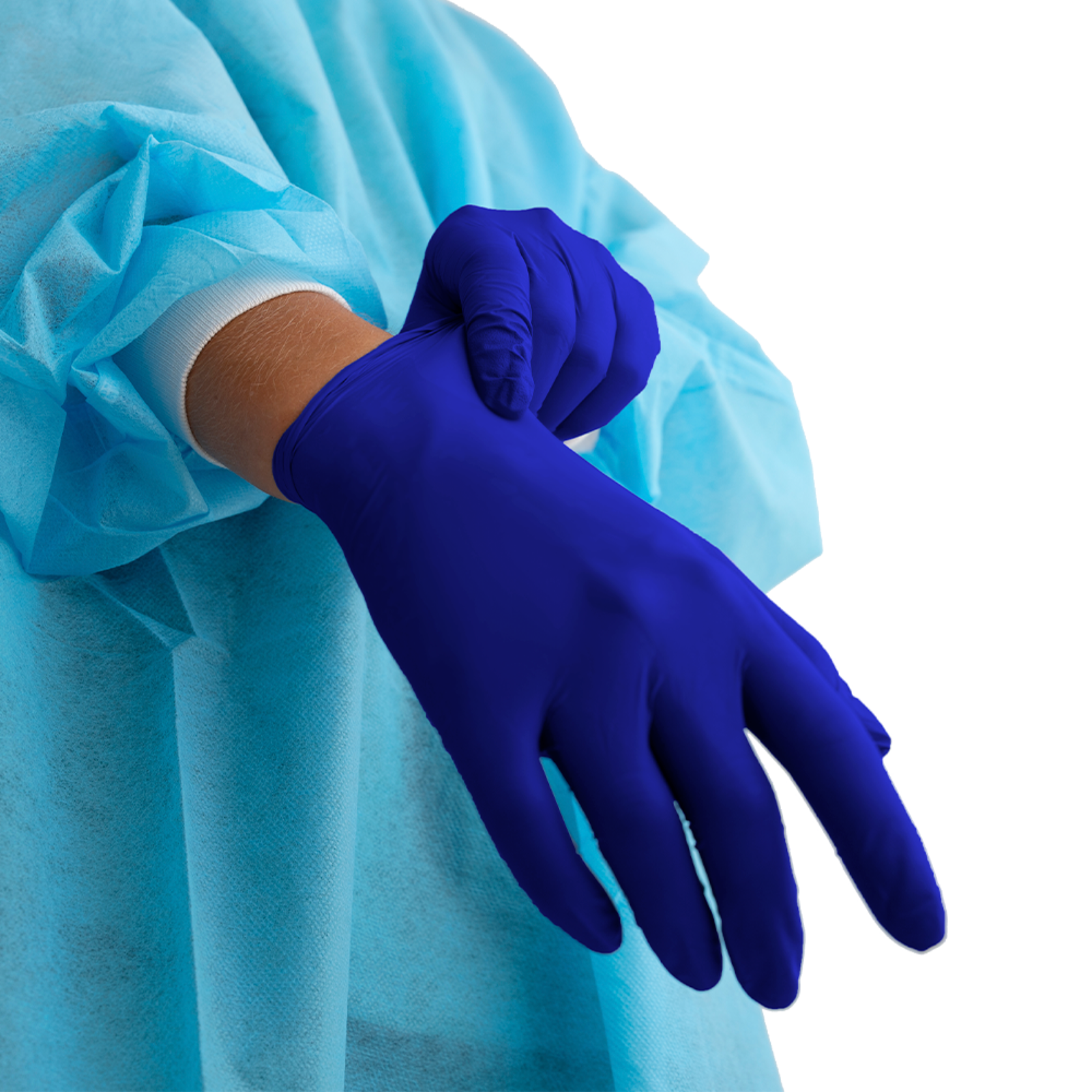 GUANTES DE NITRILO BIOFIT ULTRA SENSE COOL BLUE - Image 2