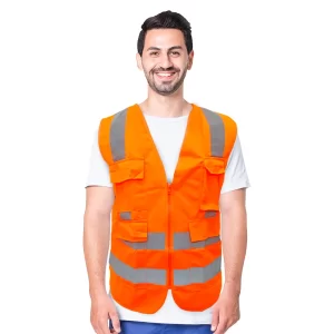 chaleco-clay-4-bolsillos-reflectivo-naranja