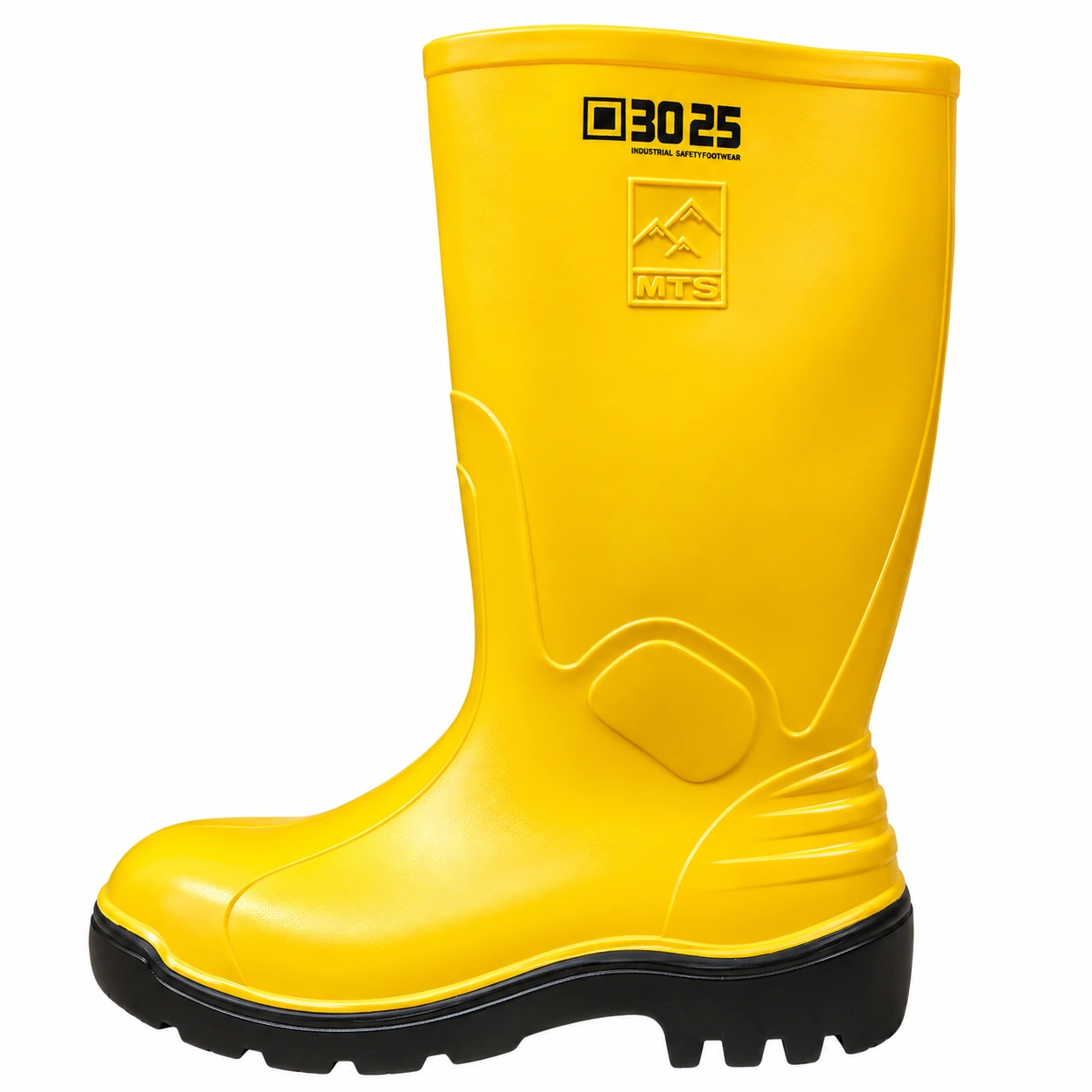Bota amarilla en PVC con puntera de seguridad 3025